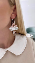 Load image into Gallery viewer, Earrings with Leather / Auskarai odinės rinkės
