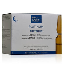 Load image into Gallery viewer, Platinum Night Renew 30 Units / MARTIDERM ATKURIAMOSIOS NAKTINĖS VEIDO AMPULĖS NIGHT RENEW, 30 AMP.
