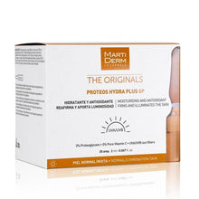 Load image into Gallery viewer, Proteos Hydra Plus SP - 30 ampoules / MARTIDERM DRĖKINAMOSIOS IR STANGRINAMOSIOS AMPULĖS VEIDUI SU VITAMINU C IR PROTEOGLIKANAIS, SPF10, 30 AMP.
