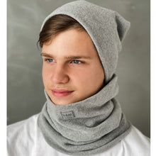 Load image into Gallery viewer, Warm kids beanie - Grey / Šilta vaikų kepurė - pilka
