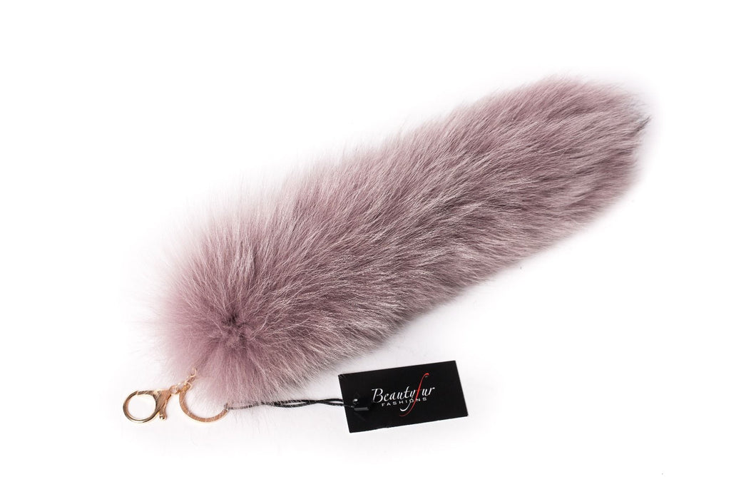 Pendant fox fur tail