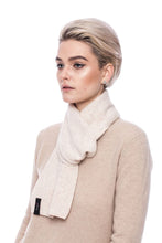 Load image into Gallery viewer, Beige Cashmere and Wool Scarf
