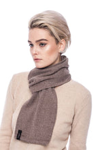 Load image into Gallery viewer, Brown Cashmere and Wool Scarf
