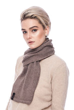 Load image into Gallery viewer, Brown Cashmere and Wool Scarf
