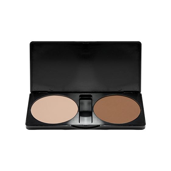 PALETTE CONTOURING POWDER / DVIVIETĖ KOMPAKTINĖ KONTŪRAVIMO PALETĖ