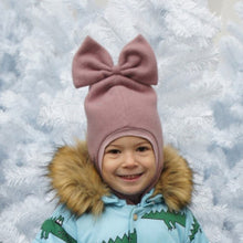Load image into Gallery viewer, Stylish fall winter mohera wool helmet FASHIONISTA / Šalmukas HELMET FASHIONISTA
